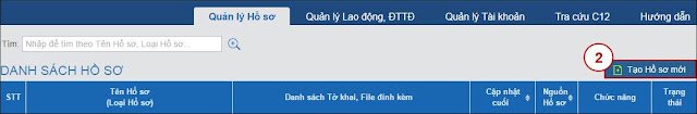 bao tang lao dong tao ho so moi