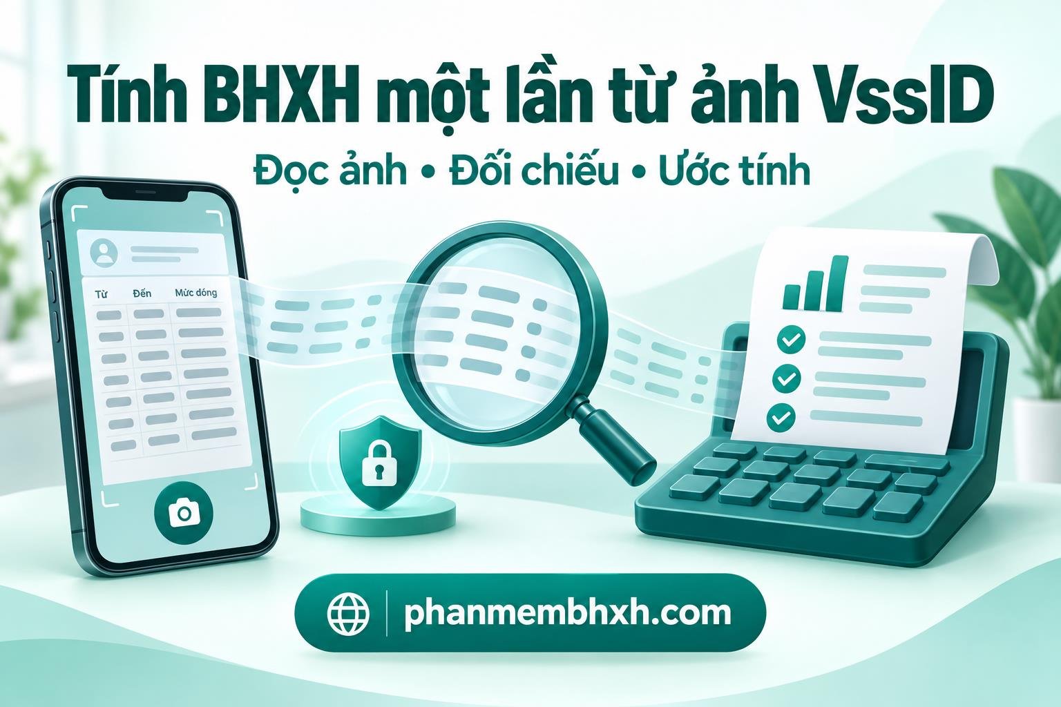 Tính BHXH một lần từ ảnh VssID: đọc, đối chiếu rồi ước tính